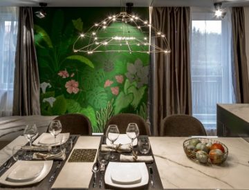 кухня из нержавеющей стали в интерьере