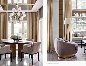 кухня из стали в интерьере Archtectural Digest