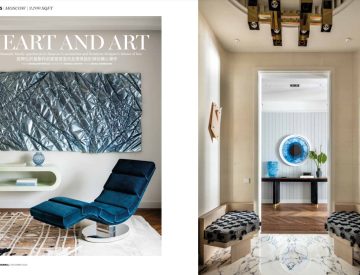 кухня из стали в проекте для журнала Home Journal